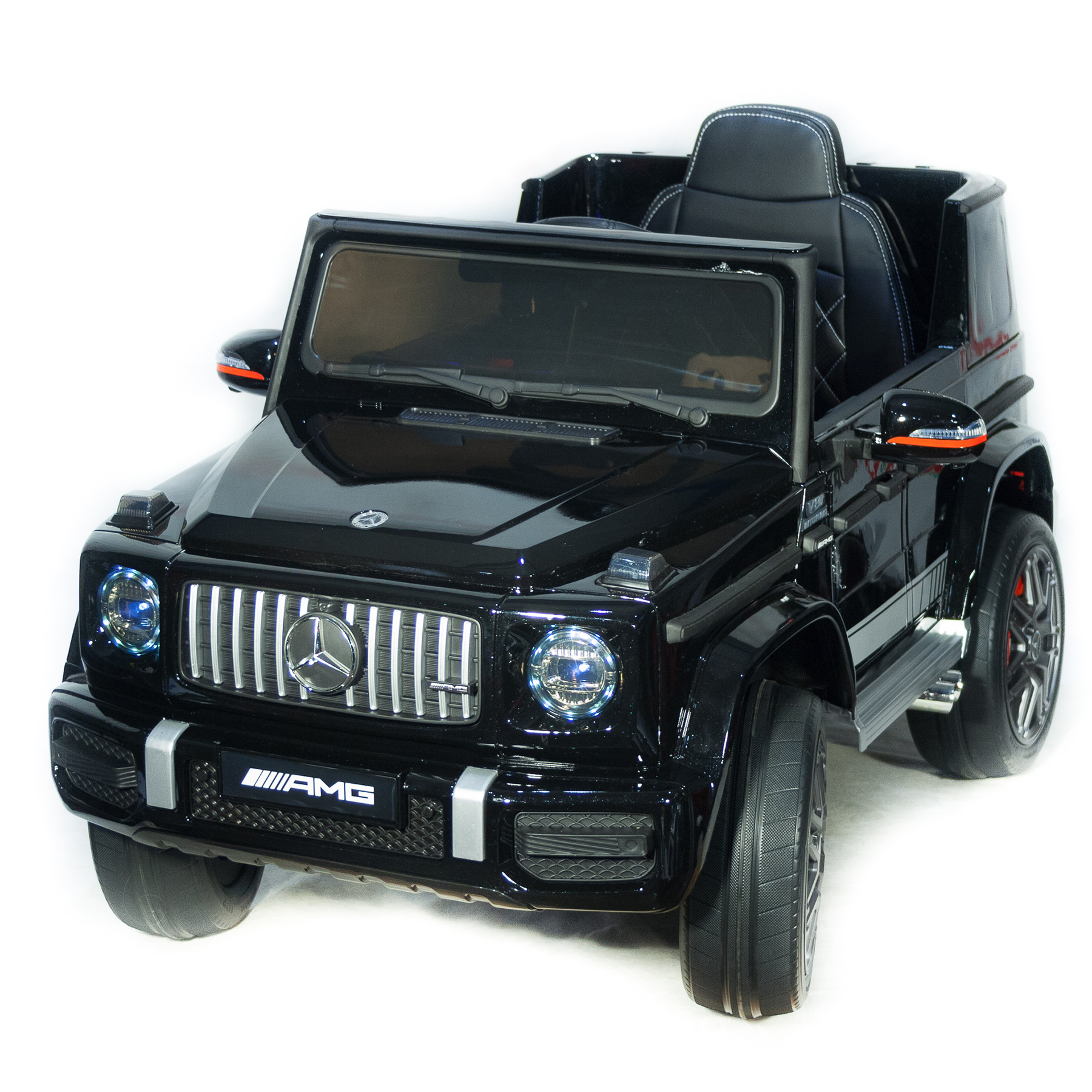 Электромобиль TOYLAND Джип Mercedes Benz G 63 Big BBH-0003 4х4 черный краска - фото 3