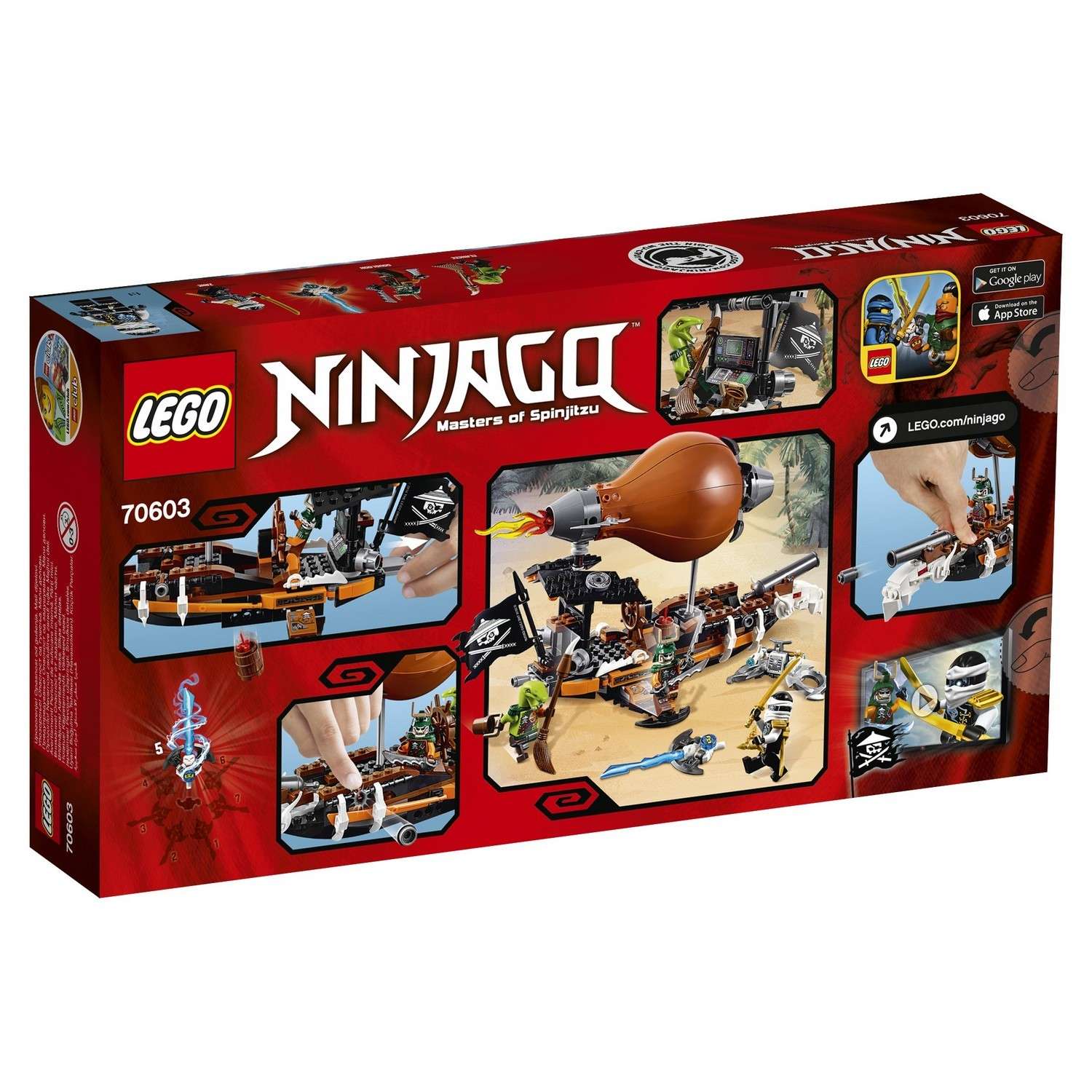 Конструктор LEGO Ninjago Дирижабль-штурмовик (70603) - фото 3