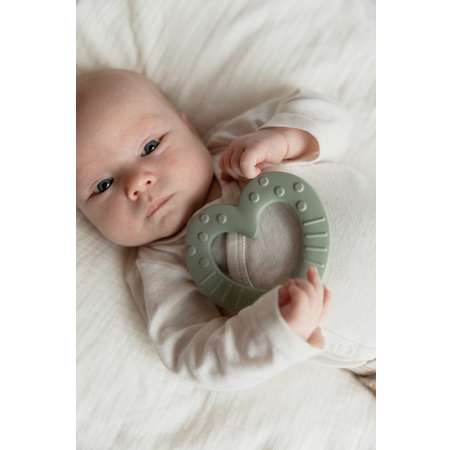 Прорезыватель грызунок BIBS Baby Bitie Heart Ivory