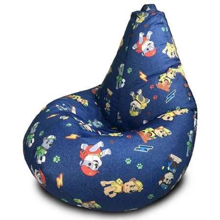 Кресло-мешок груша Bean Joy размер XXL оксфорд принт