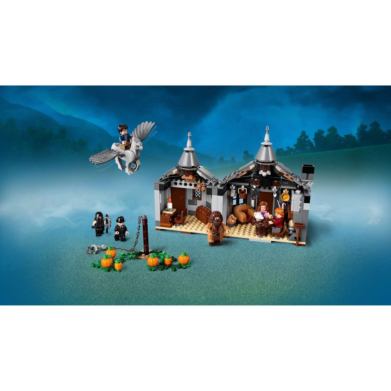 Конструктор LEGO Harry Potter Хижина Хагрида спасение Клювокрыла 75947 - фото 5
