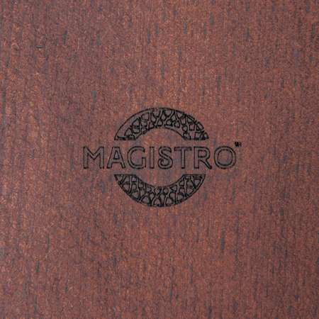 Доска MAGISTRO разделочная Magistro 32 5×12 5×2 см цельный массив кедра цвет шоколадный