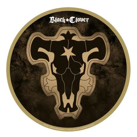 Коврик для мыши ABYStyle Black Clover mousepad Black Bull Emblem in shape диаметр 20 см