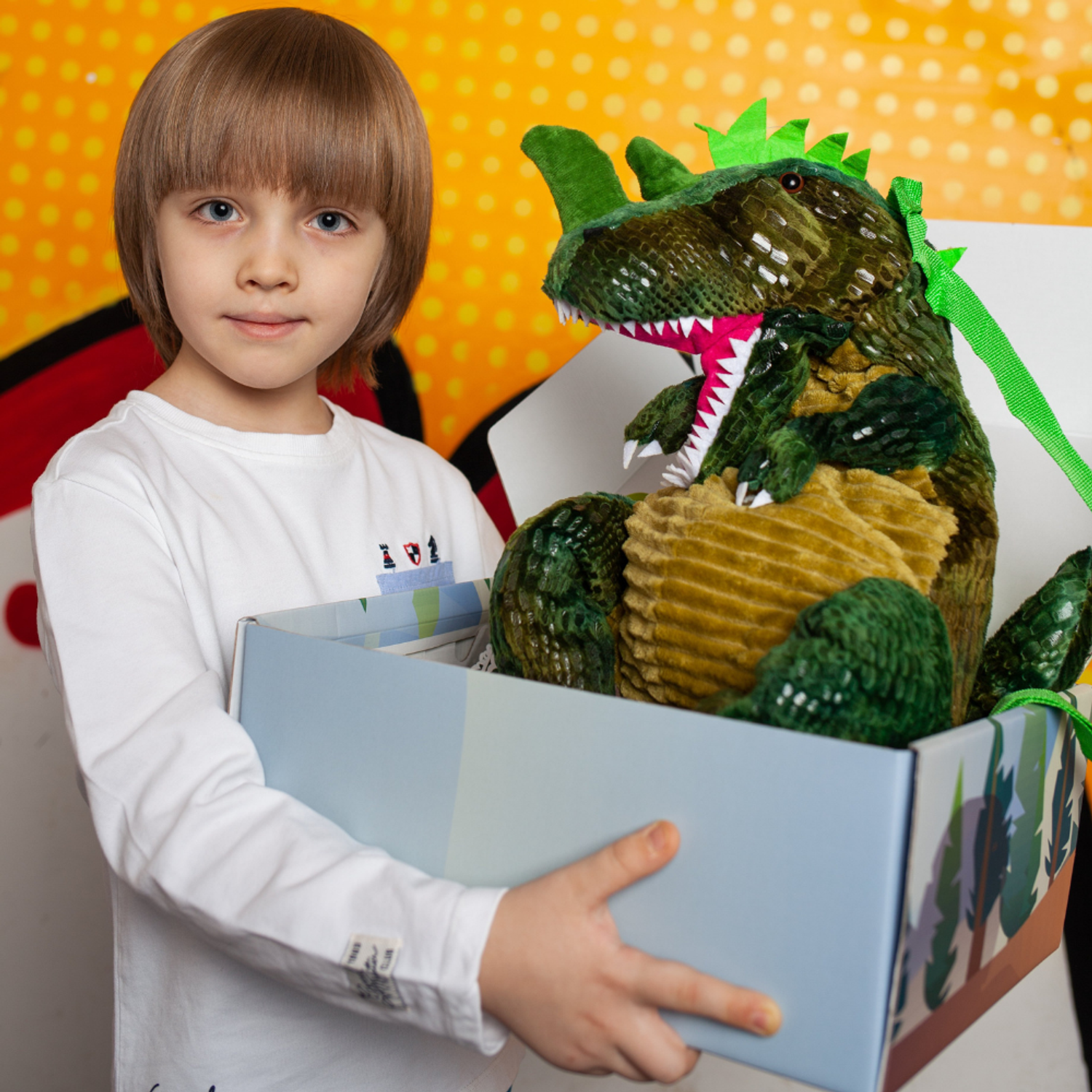 Подарочный игровой набор NRAVIZA Детям Динозавр для мальчиков 6 предметов - фото 23