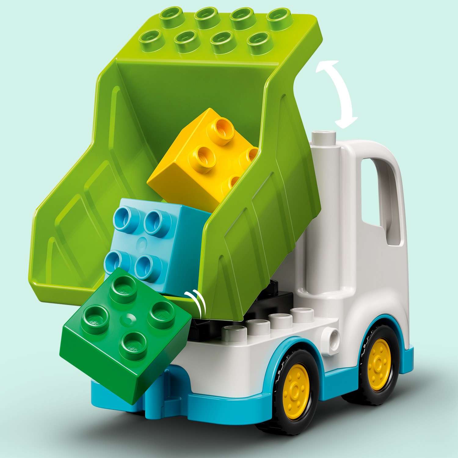 Конструктор LEGO DUPLO Town Мусоровоз и контейнеры для раздельного сбора мусора 10945 - фото 9