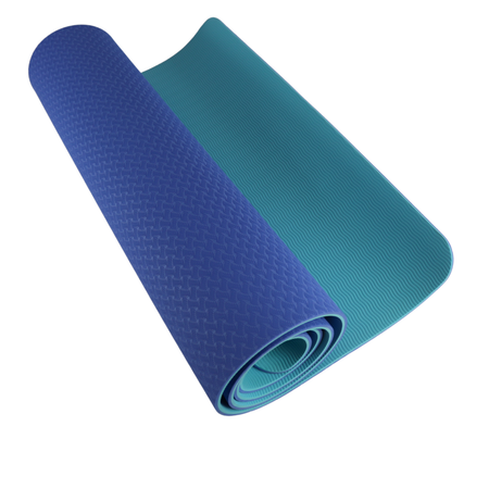 Коврик для йоги и фитнеса Espado TPE 173x61x0.6 см синий ES9033