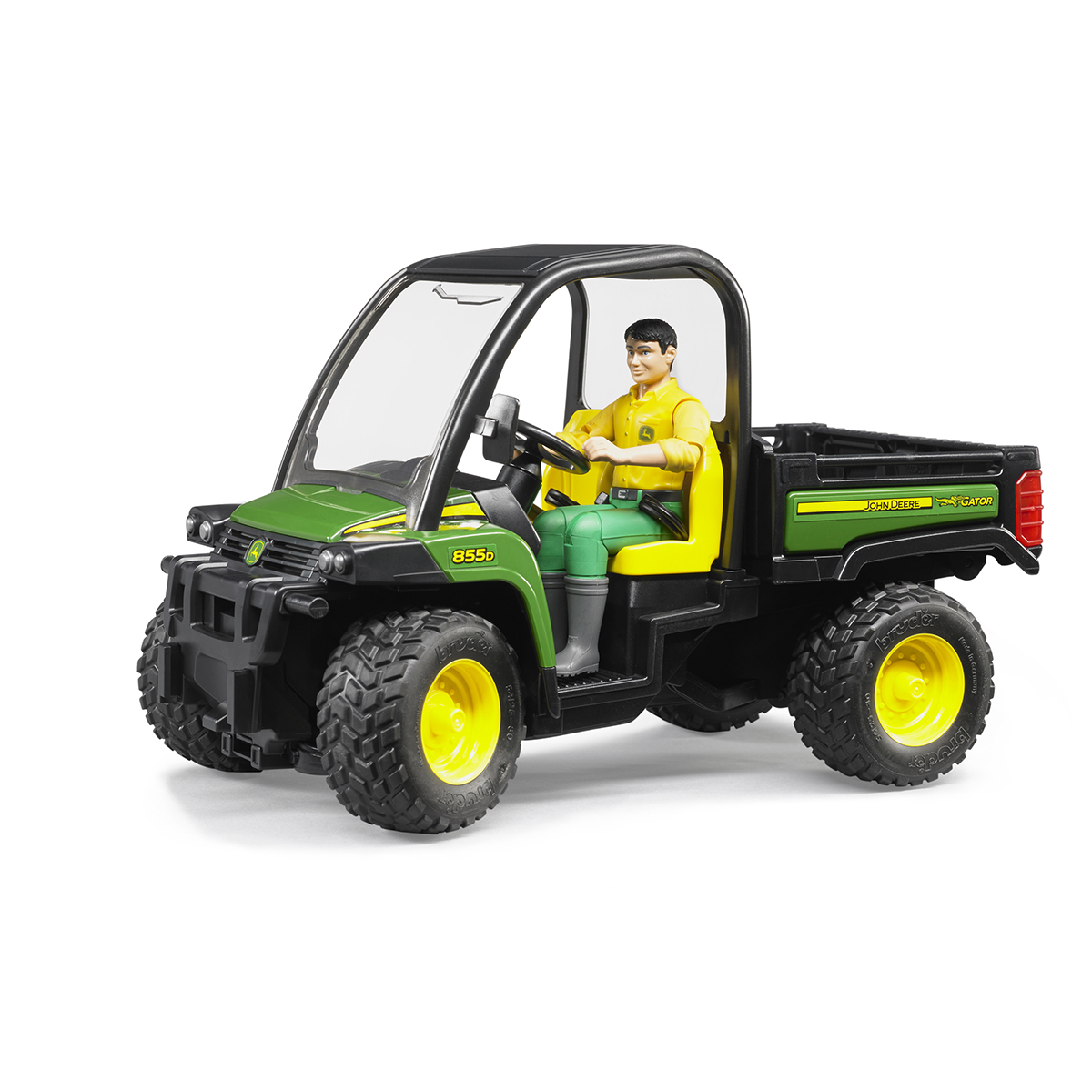 Грузовик Bruder John Deere Gator XUV 855D 1:16 без механизмов 02490 - фото 1