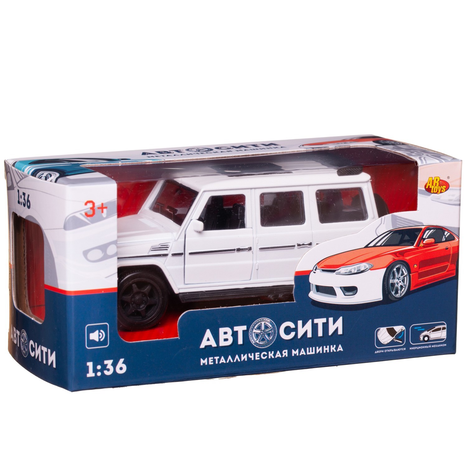 Внедорожник Abtoys АвтоСити 1:36 белый C-00521/белый - фото 3