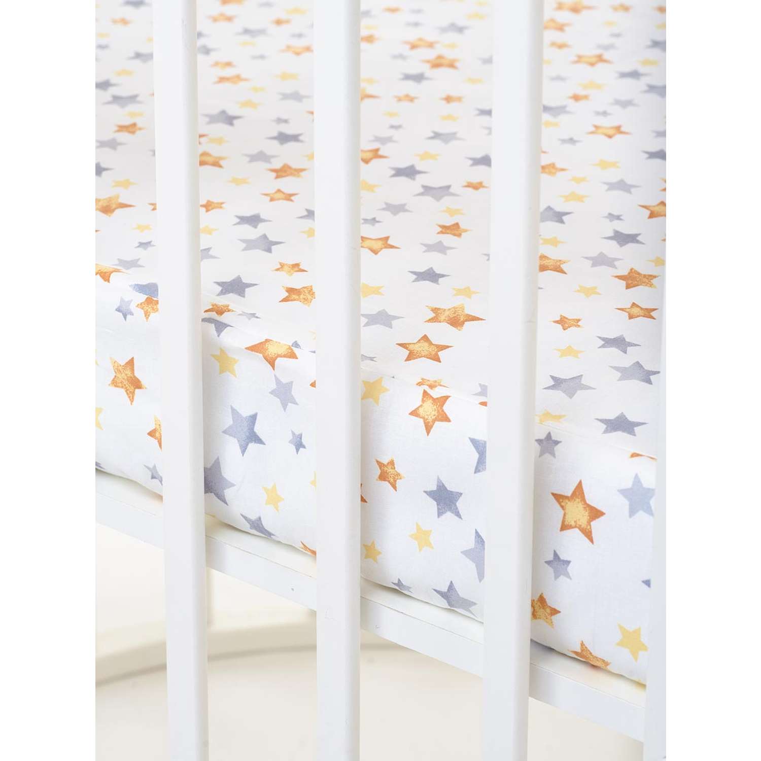 Комплект постельного белья Lemony kids в овальную кроватку Geese Белый 3 предмета - фото 5