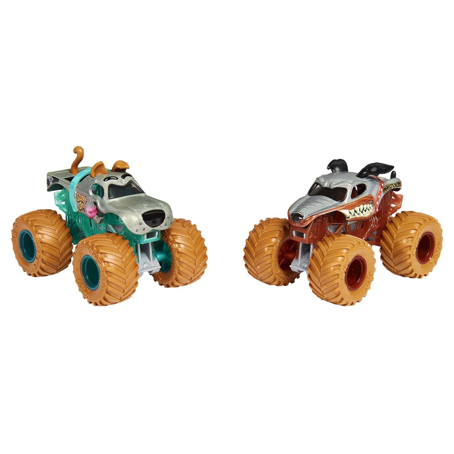 Машинка Monster Jam 1:64 2шт MnsMut ottweilerVScobDoo 6044943/20125066 6044943 - фото 1