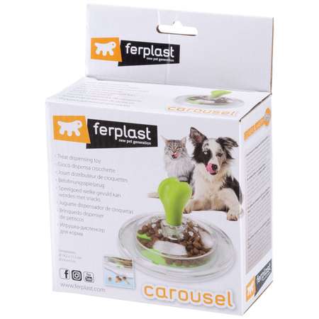 Игрушка-кормушка для животных Ferplast Carousel интерактивная 85487099