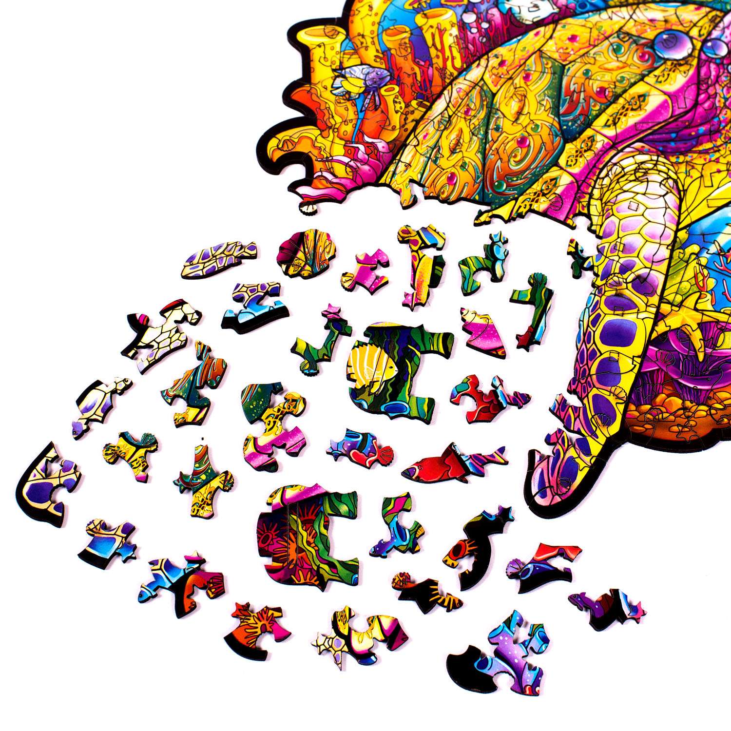 Пазл Zufa Черепаха с 3D фигуркой 167элементов A005 - фото 3