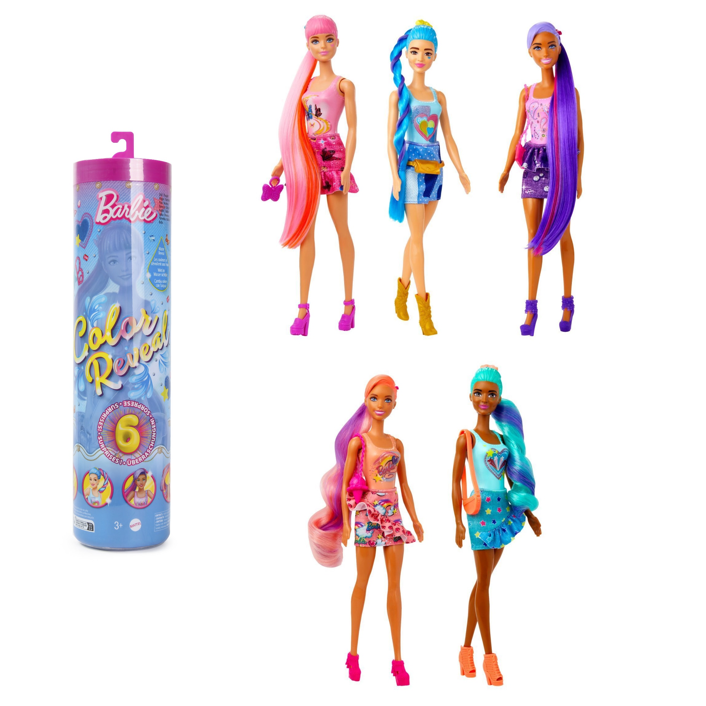 Barbie color reveal big w sale