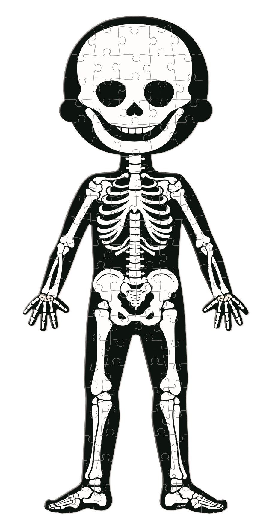 Пазл Janod тело человека обучающий 4 шт на 50/50/75 и 100 элементов J02681 - фото 4