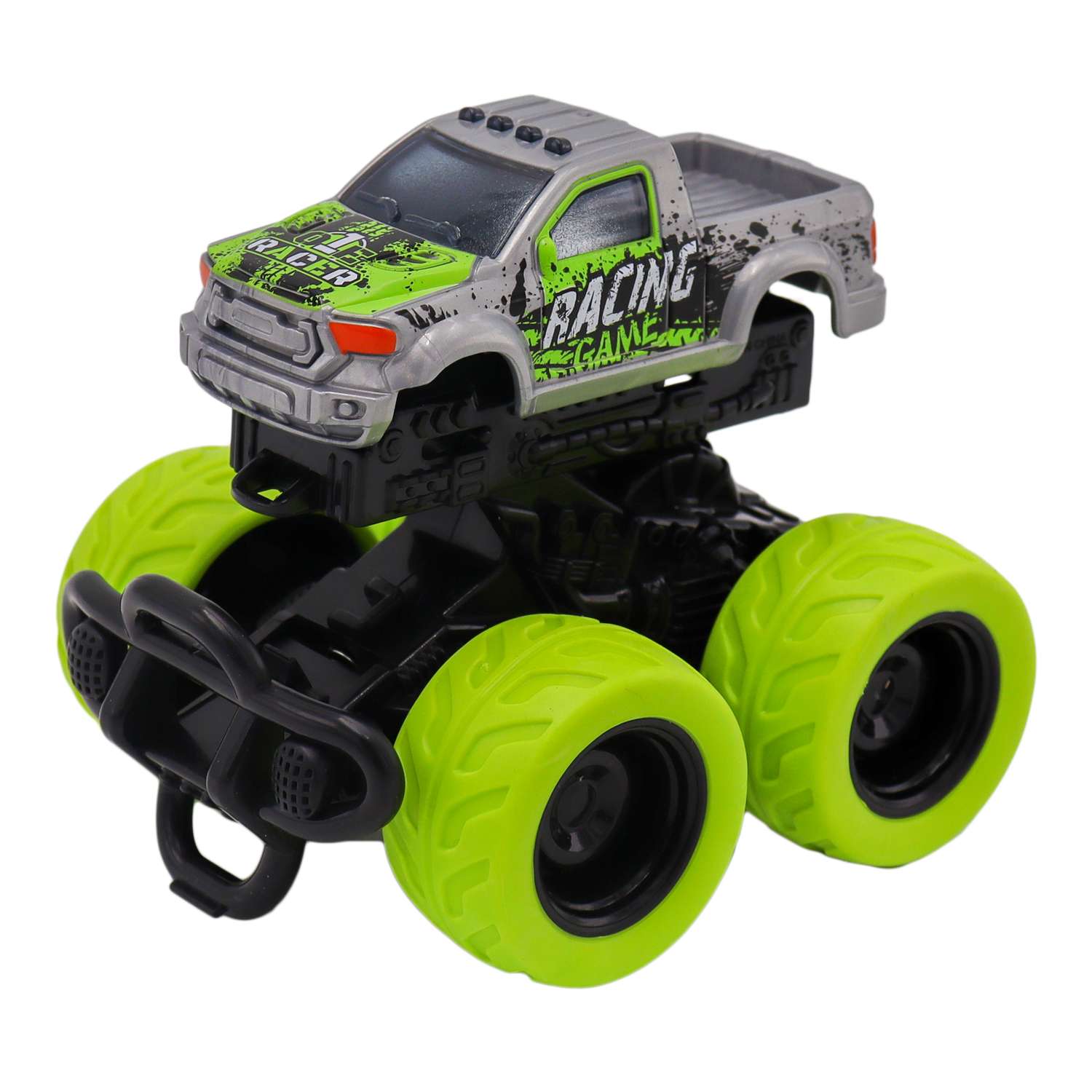 Машинка Funky Toys фрикционная с краш-эффектом Зеленая FT97973 FT97973 - фото 3
