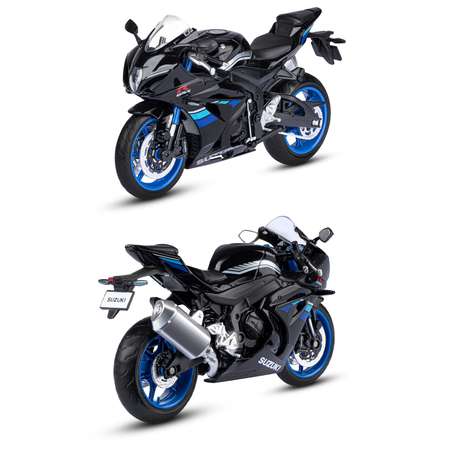 Мотоцикл АВТОпанорама Suzuki GSX R1000 1:12 черный