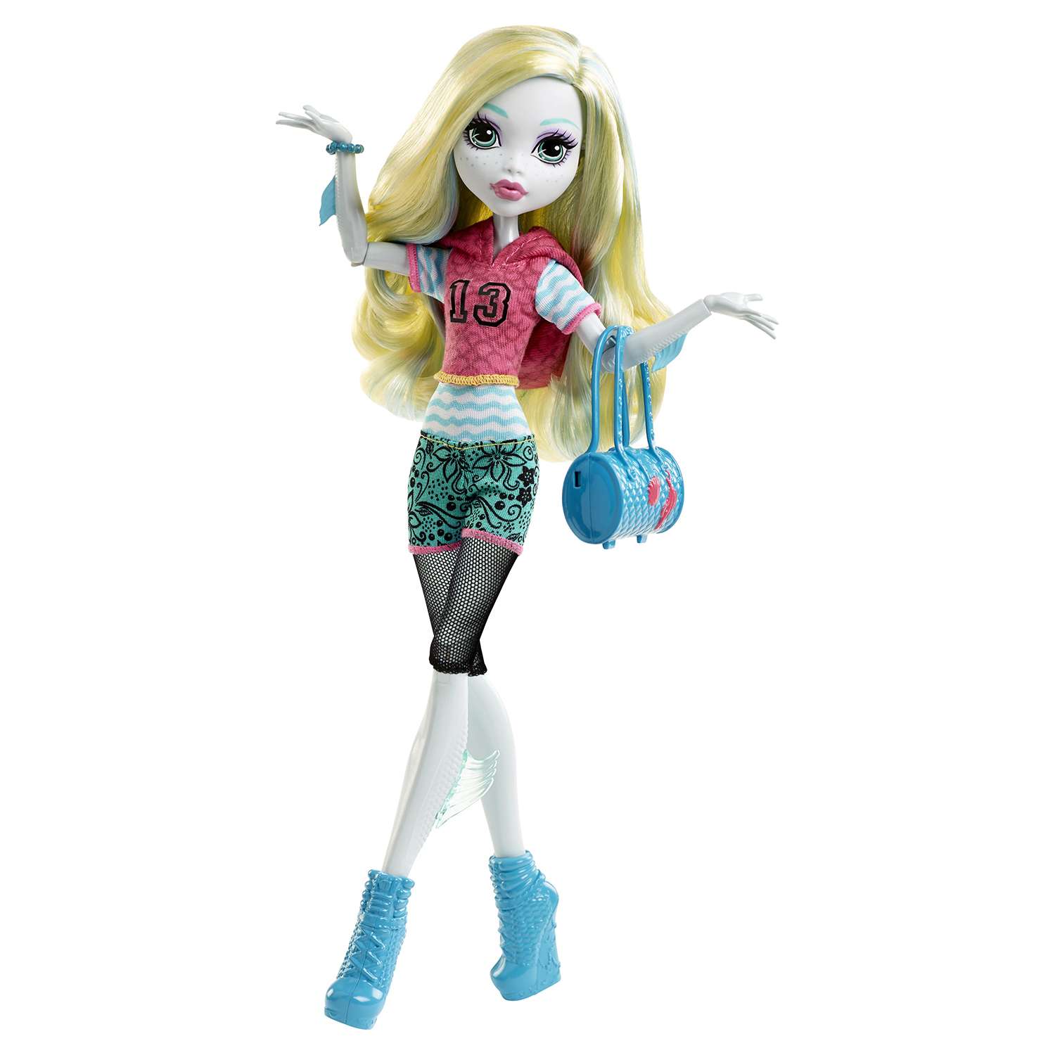 Кукла Monster High Monster High В модном наряде Лагуна Блю DVH25 DNW97 - фото 3