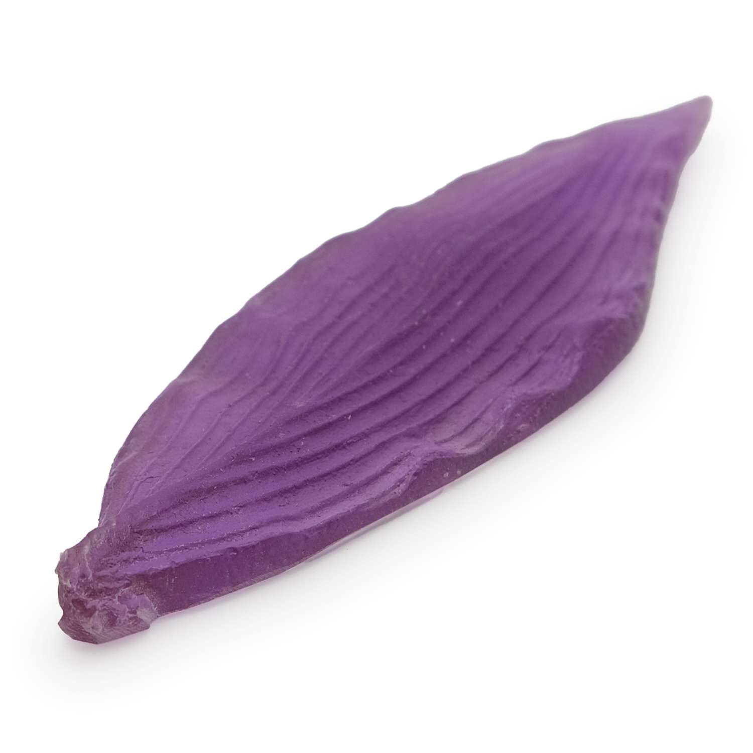 Молд - шаблон Айрис односторонний для творчества флористический пластиковый Лист тюльпана 15*4.5 см - фото 2
