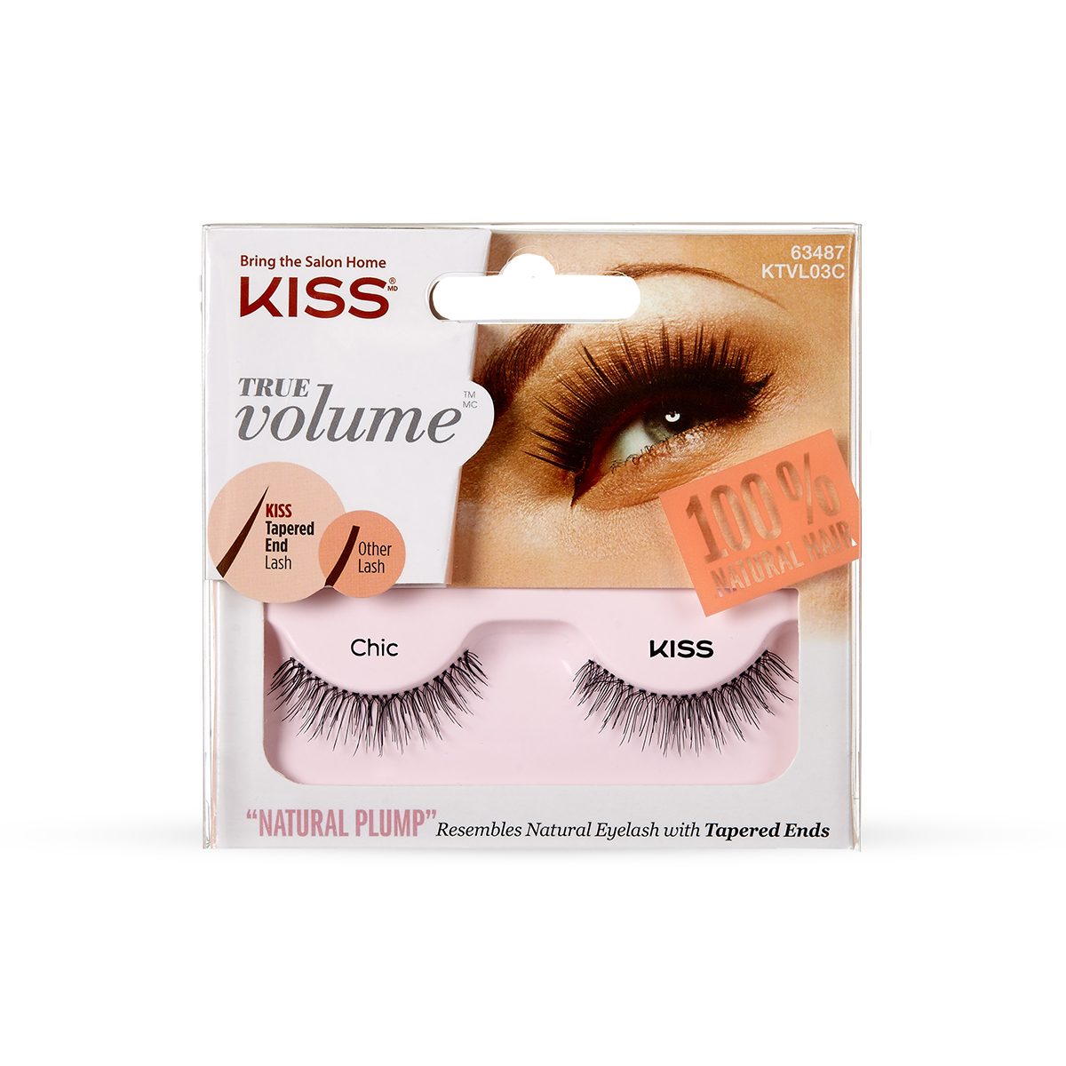 Накладные ресницы Kiss True Volume Lash Chic KTVL03C - фото 1