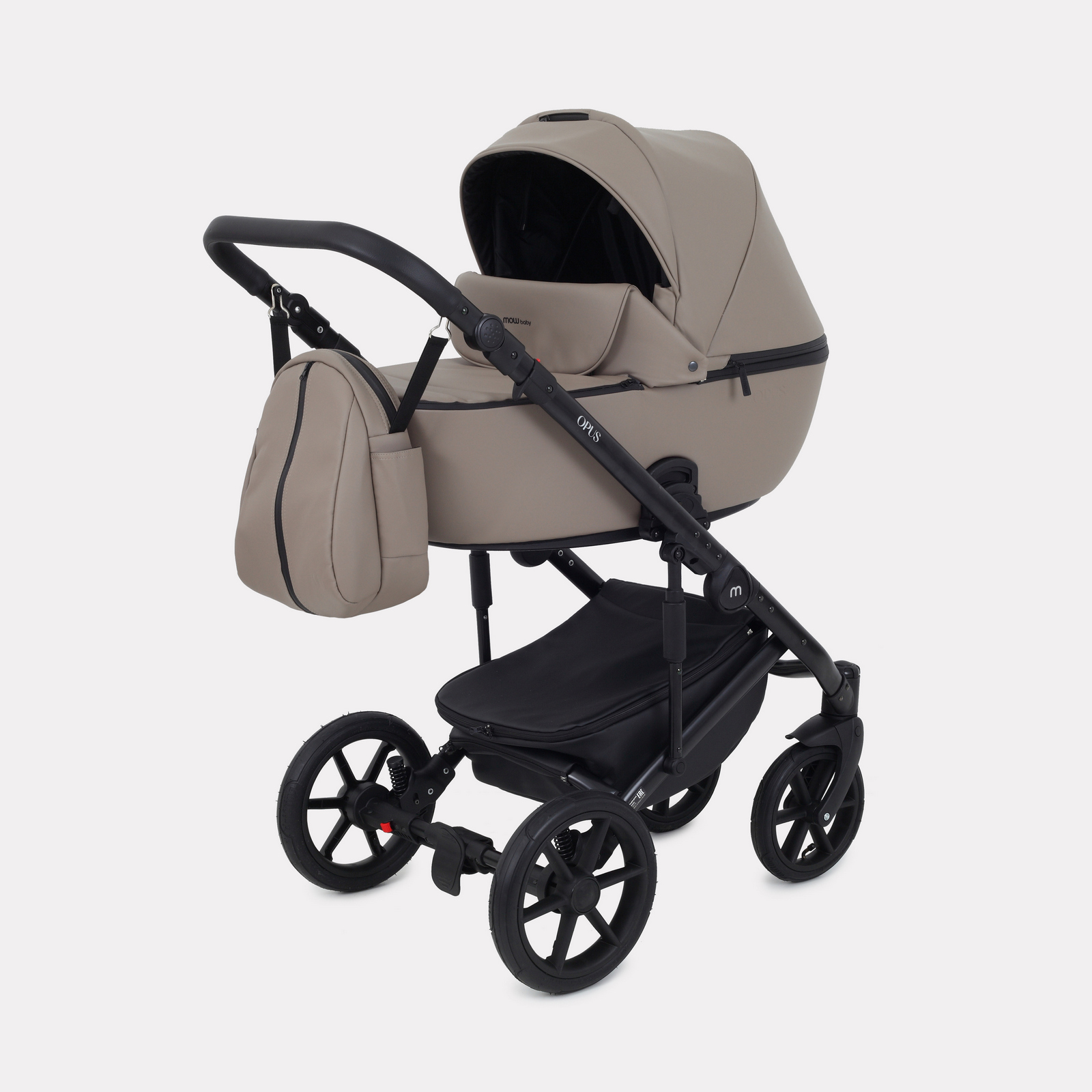 Коляска детская MOWbaby 2 в 1 Opus Latte Beige - фото 2