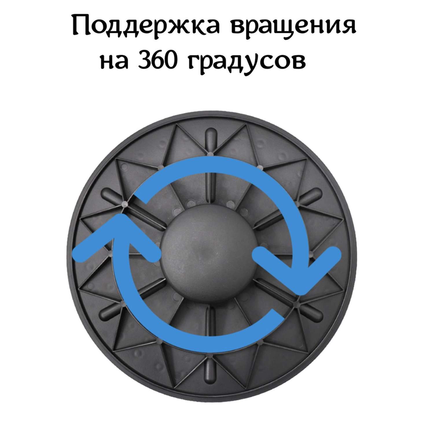 Балансировочный диск STRONG BODY платформа полусфера для развития равновесия d 36 см черно-красный - фото 3