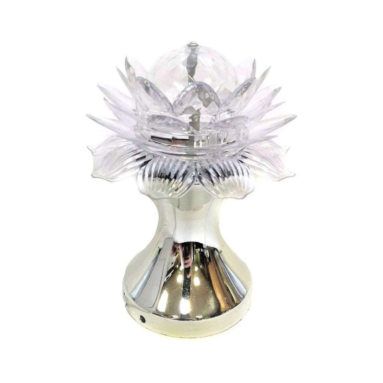 Светильник Keyprods светодиодный Цветок серебристый - фото 1