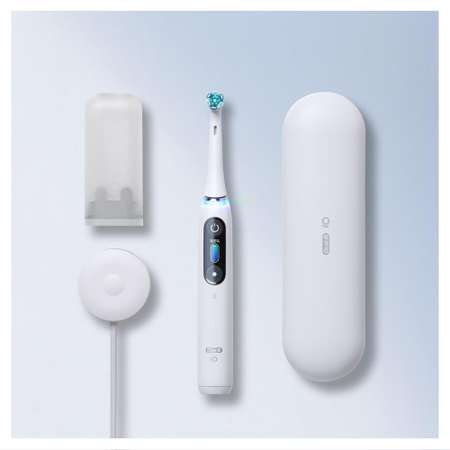 Электрическая зубная щетка ORAL-B iO 8 White Alabaster