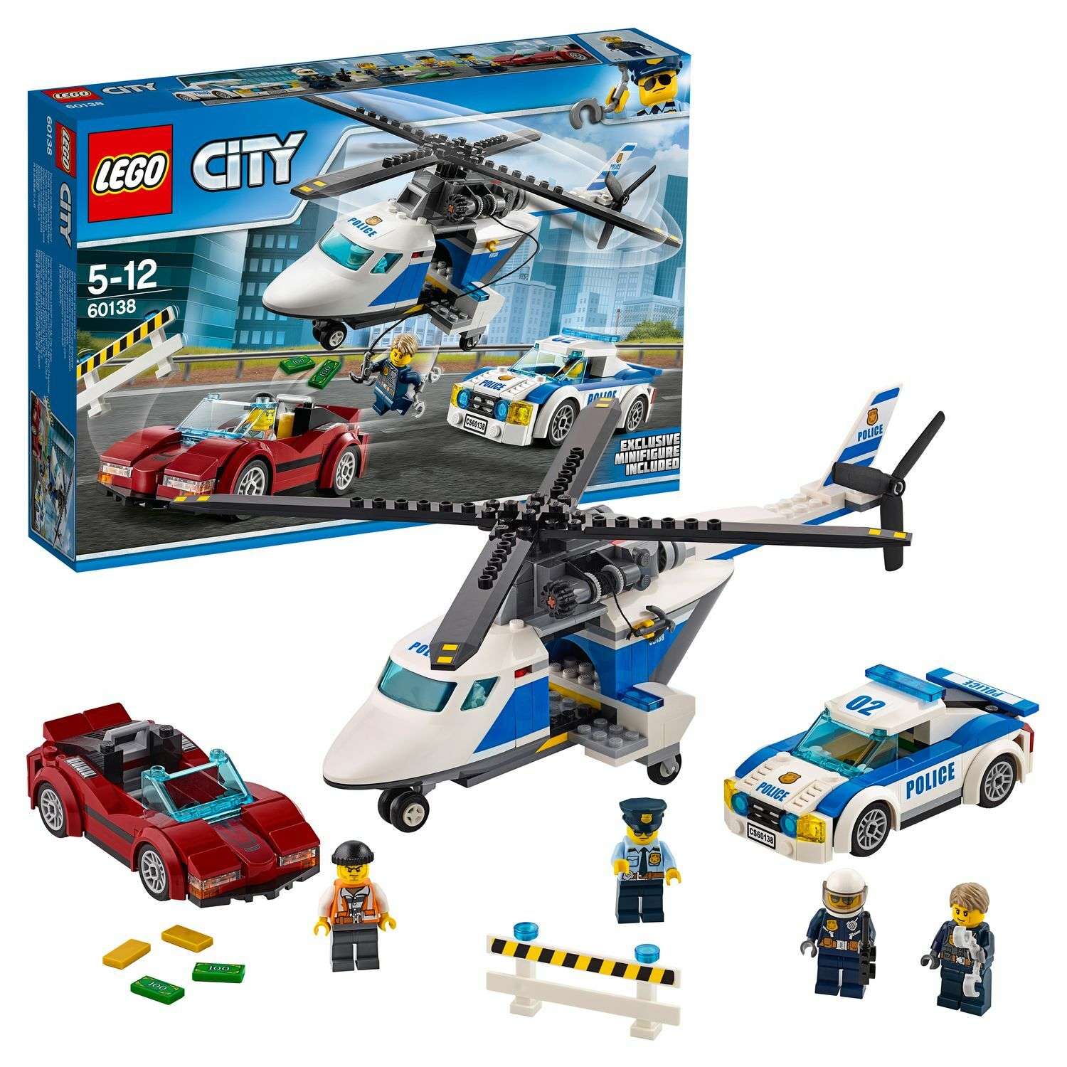 Конструктор LEGO City Police Стремительная погоня (60138) - фото 1