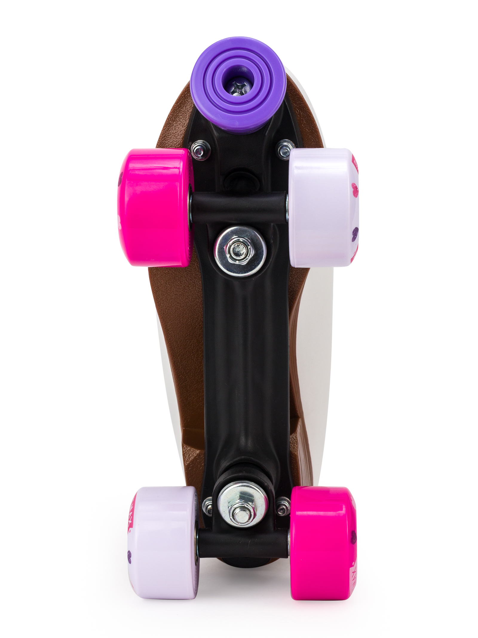 Роликовые коньки SXRide Roller skate YXSKT04PNHR36 белые с розовыми сердечками размер 36 - фото 7