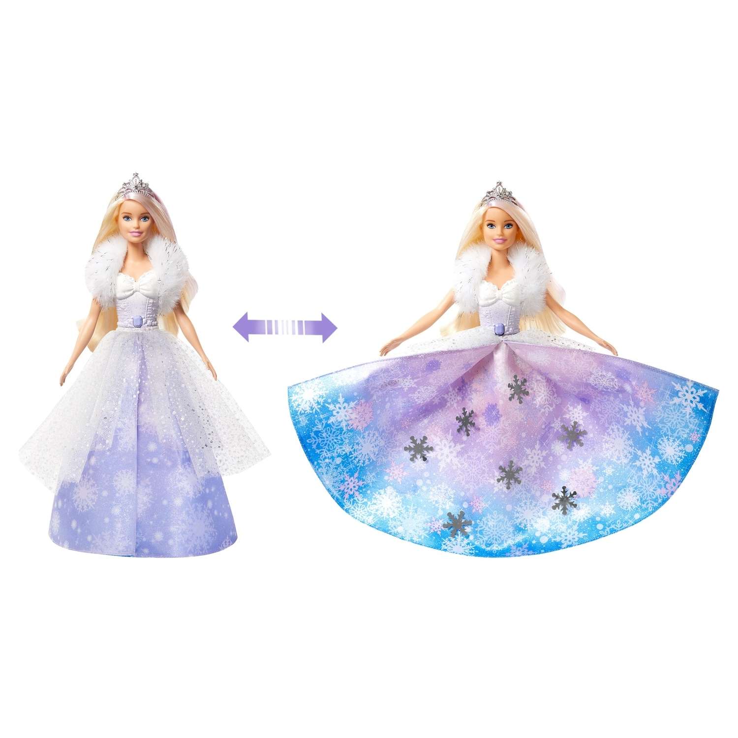 Кукла Barbie Снежная принцесса GKH26 GKH26 - фото 6