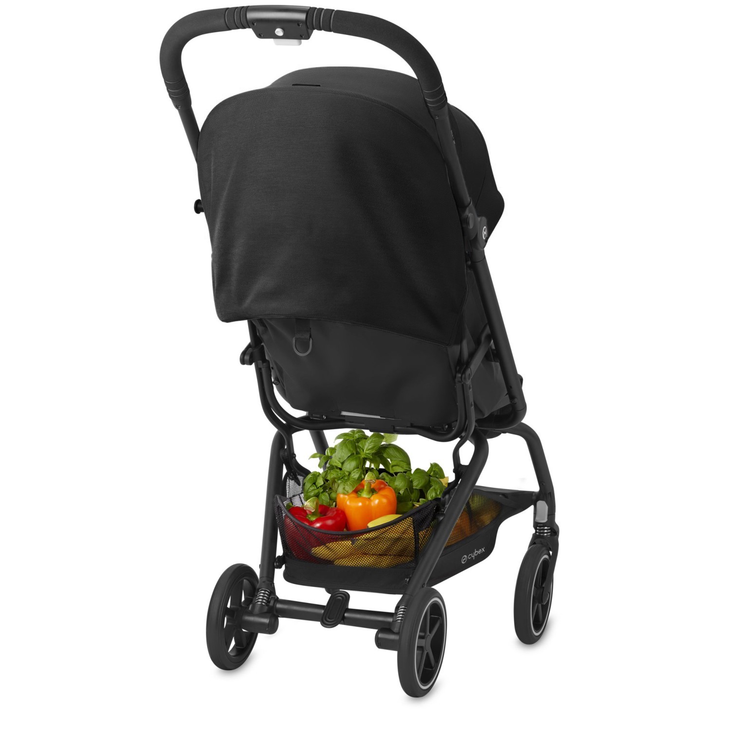 Коляска прогулочная Cybex Eezy S Plus Deep Black - фото 3