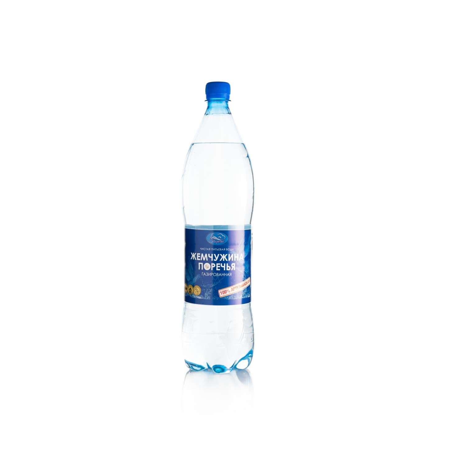 Вода питьевая Жемчужина Поречья газированная 1.5л - фото 1