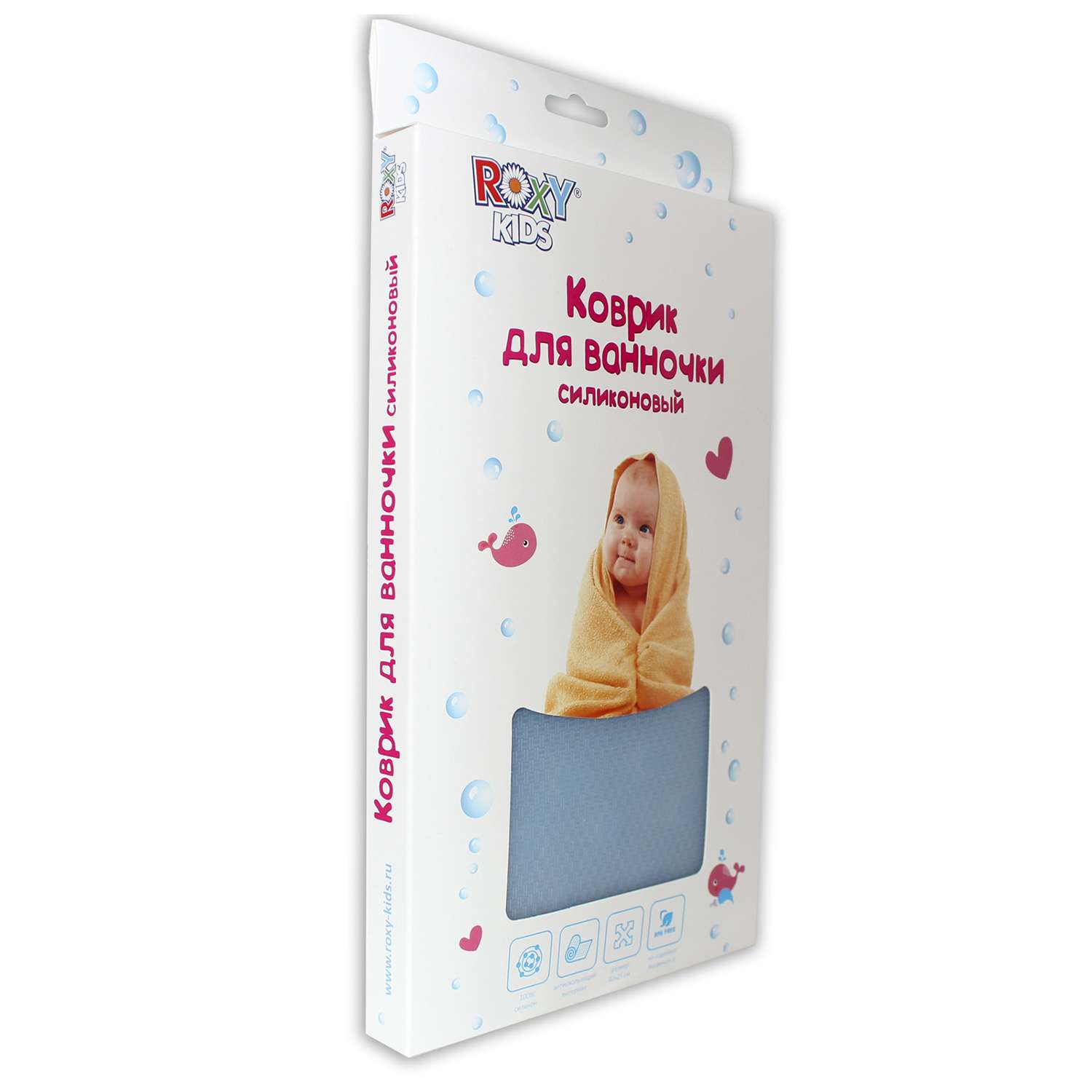 Силиконовый коврик ROXY-KIDS для ванны детский - фото 5