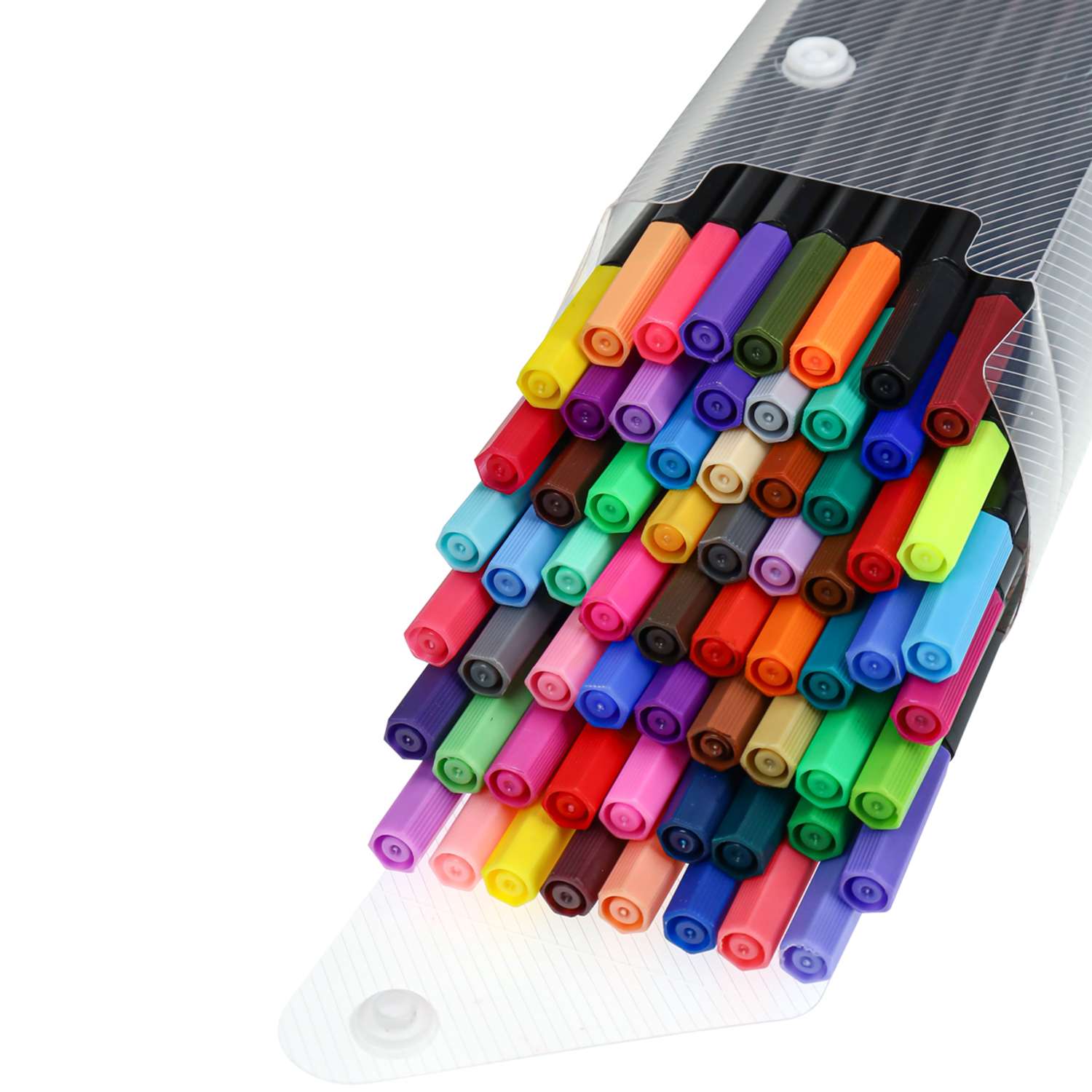Набор ручек капиллярных Prof-Press Линеры Taj Maha 64 цвета диаметр 0.4 мм - фото 3