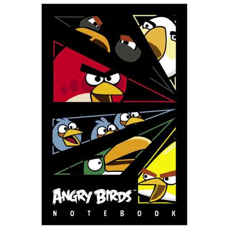 Блокнот Hatber Angry Birds А7 Цветной блок 48л в ассортименте 48Б7B1к