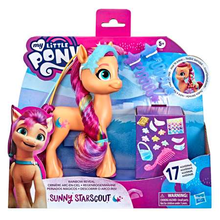 Игрушка My Little Pony Пони фильм Радужные волосы Санни F17945L0