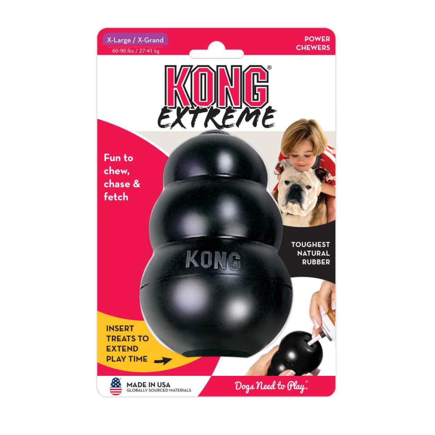 Игрушка для собак KONG Extreme очень прочная очень большая UXLE - фото 2