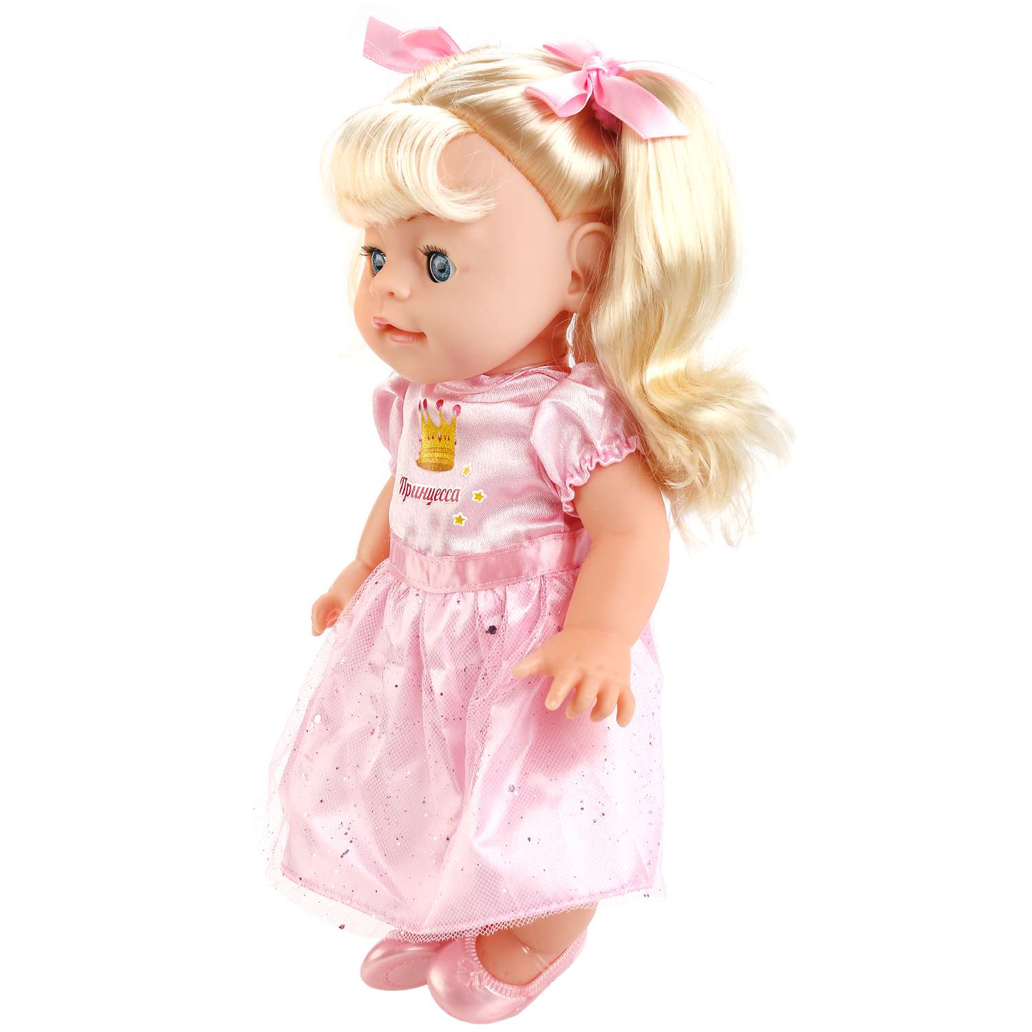 Кукла интерактивная Карапуз с аксессуарами для волос 243723 243723 - фото 4