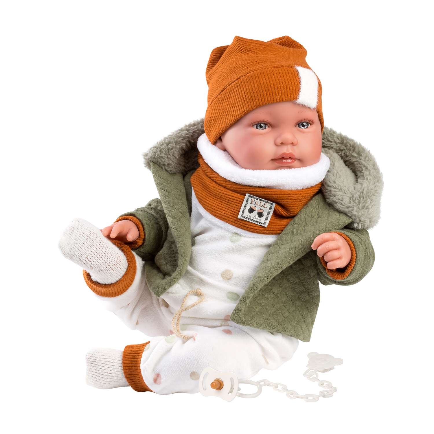 Кукла LLORENS младенец Тало 44 см со звуком L 84465 - фото 2