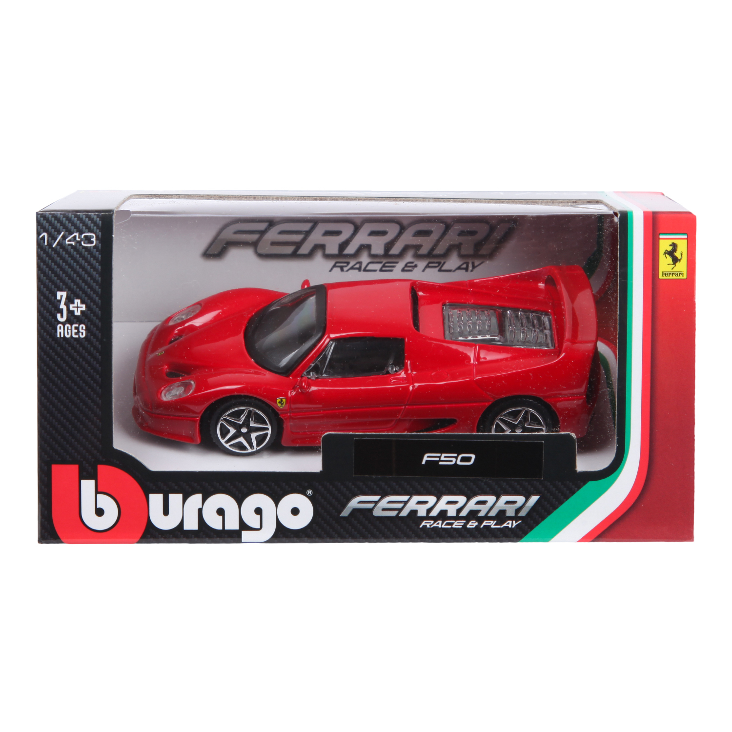 Машина BBurago 1:43 Ferrari F50 18-31108W 18-31108W - фото 2