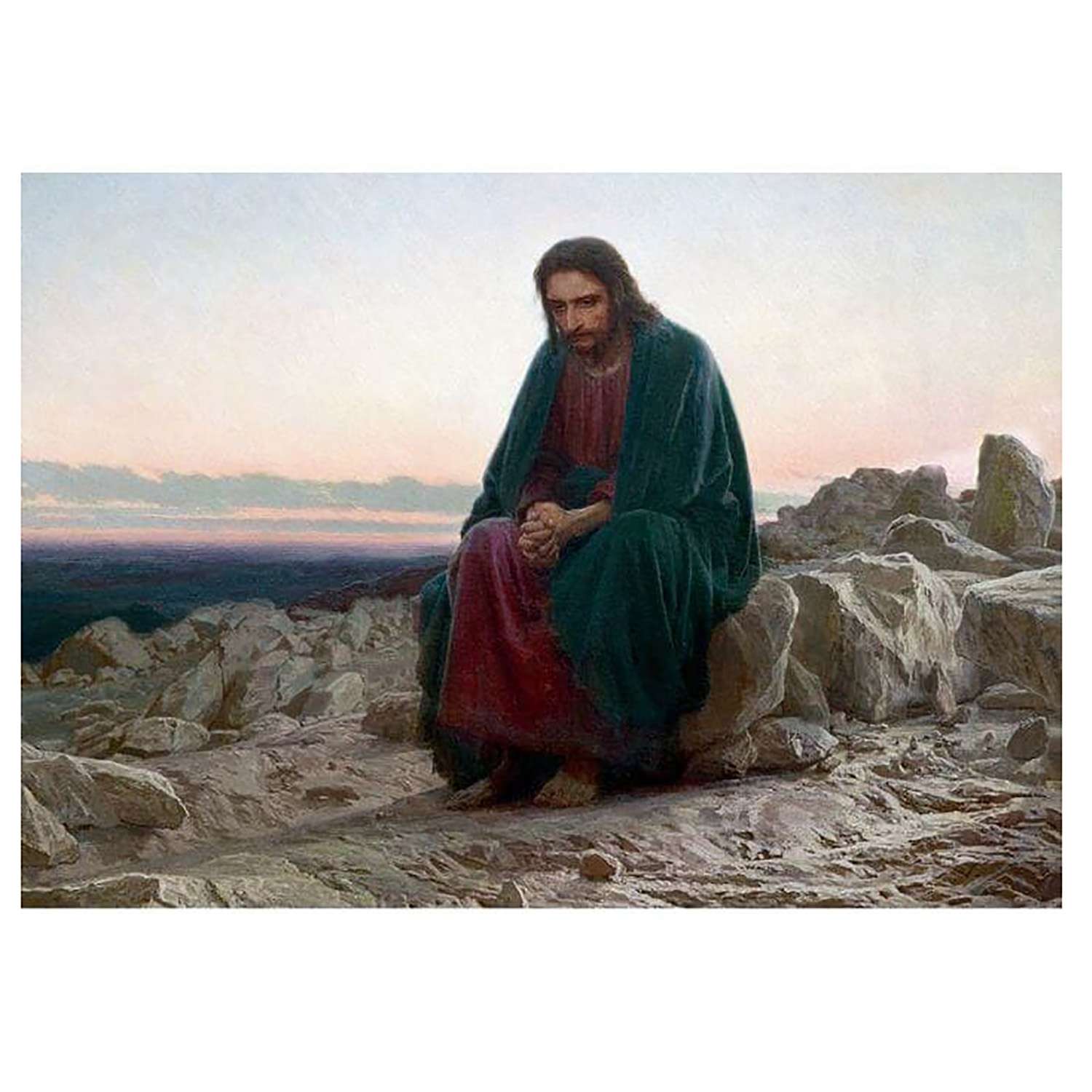 Пазл СТЕЛЛА Крамской И.Н. Христос в пустыне 1000 элементов - фото 2