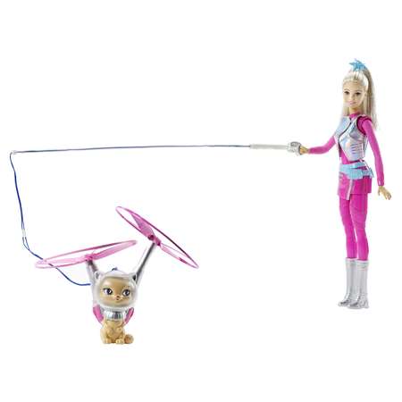 Кукла Barbie с летающим котом