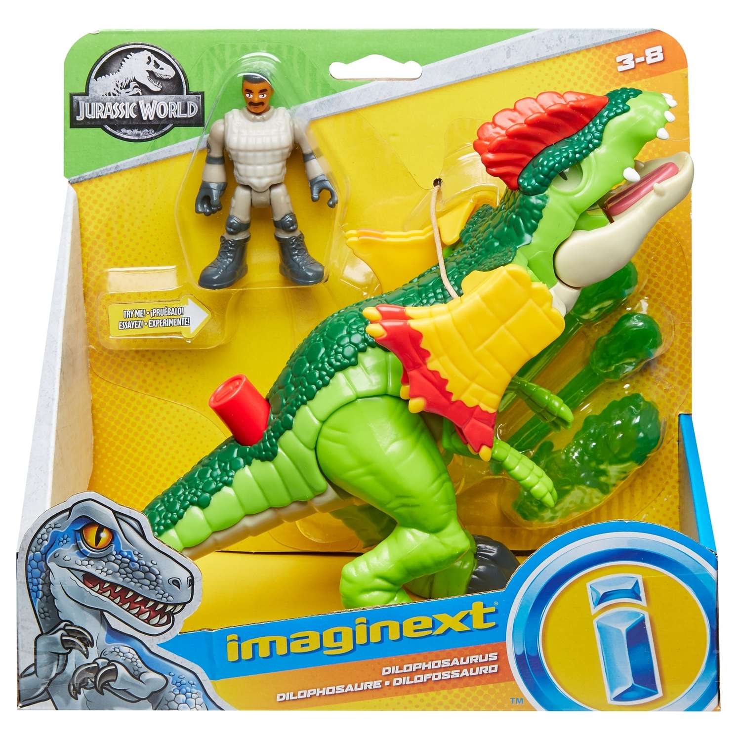 Фигурка IMAGINEXT Jurassic World Диморфодон и Агент FMX89 - фото 2