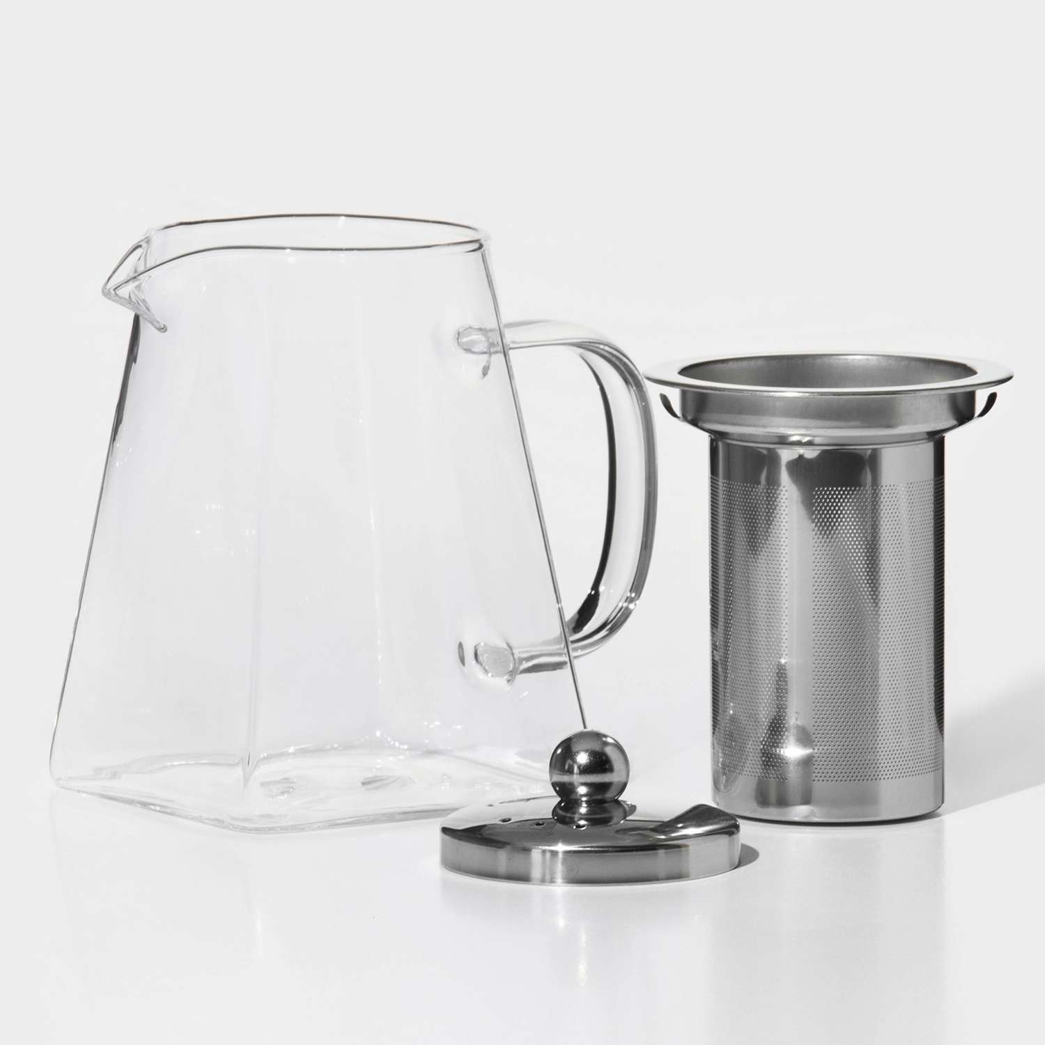 Заварочный чайник MAGISTRO стеклянный с металлическим ситом Magistro «Дарси» 750 мл - фото 4