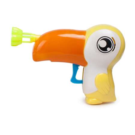 Пистолет Newsun Toys для выдувания мыльных пузырей Пеликан+1 бутылочка 50мл PP003 QQ003