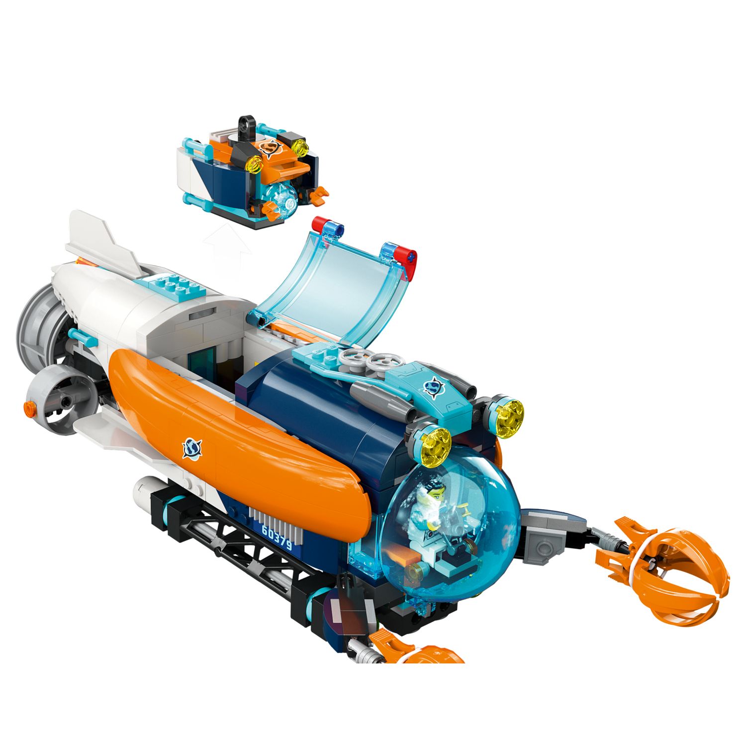 Конструктор LEGO City Deep-Sea Explorer Submarine 60379 - фото 4