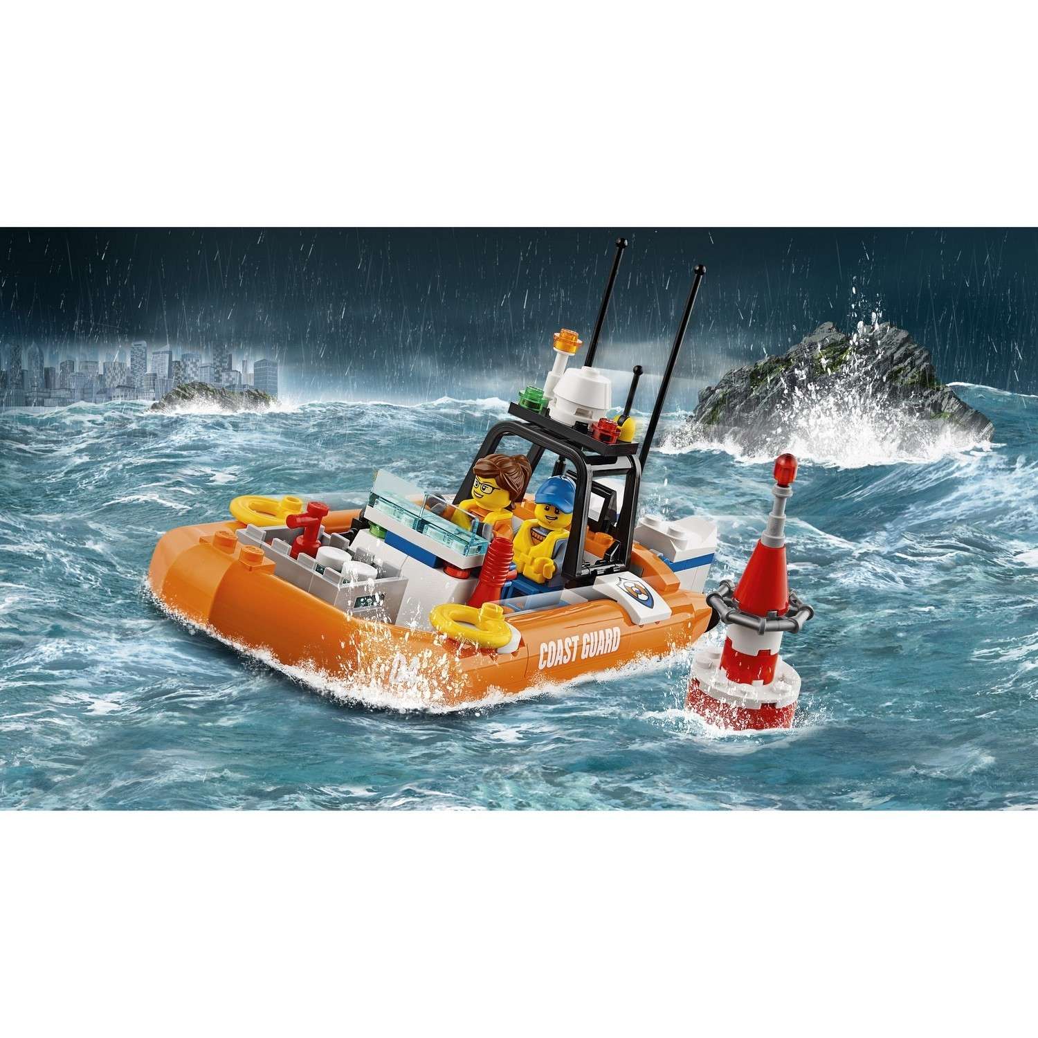 Конструктор LEGO City Coast Guard Внедорожник 4х4 команды быстрого реагирования (60165) - фото 5