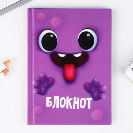 Блокнот А6 ArtFox в твердой обложке 40 листов «Монстрик»