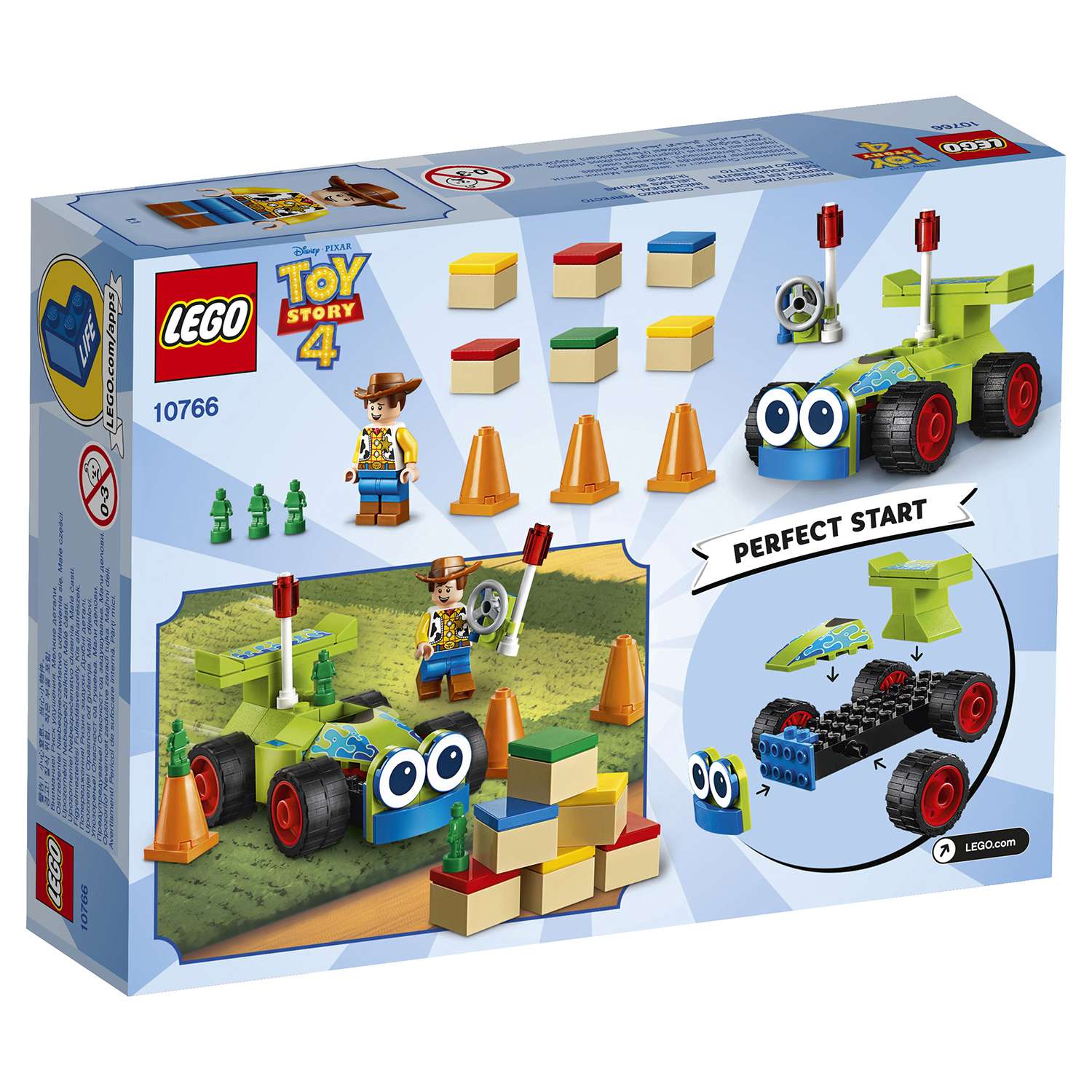 Конструктор LEGO 4+ Вуди на машине 10766 - фото 3