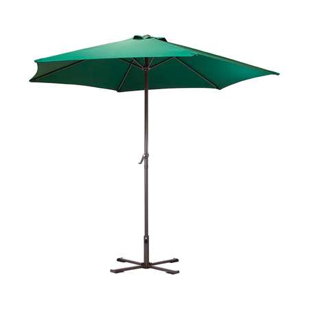 Зонт Ecos Садовый с крестообразным основанием зеленый